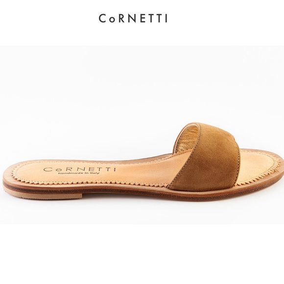 Cornetti tan Suede Sandals - Picture 1 of 4